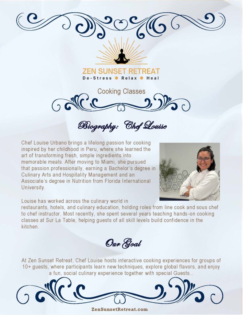 Cooking Classes by Chef Louise
